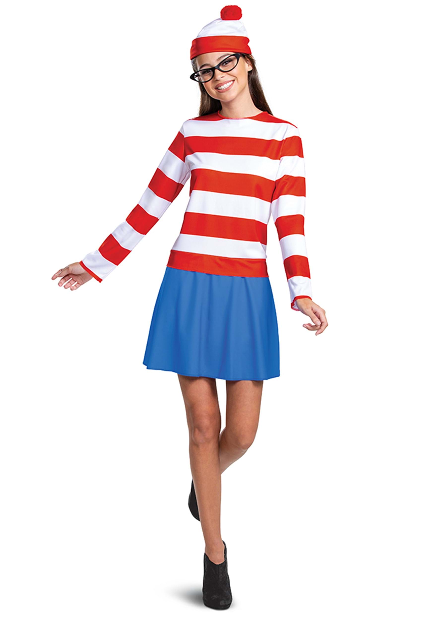 Where’s Waldo Adult Classic Wenda Costume