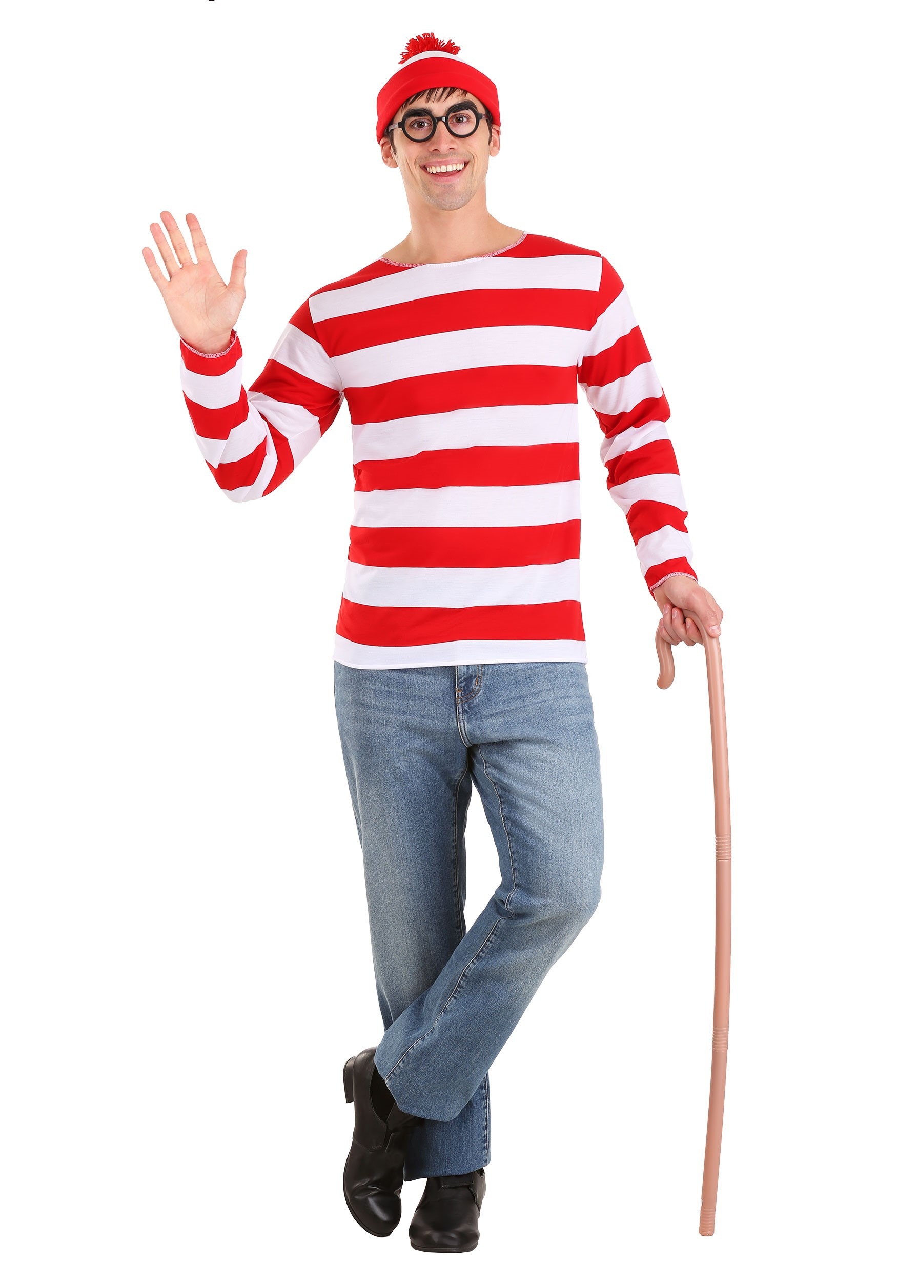 Where's Waldo Costume for Adults