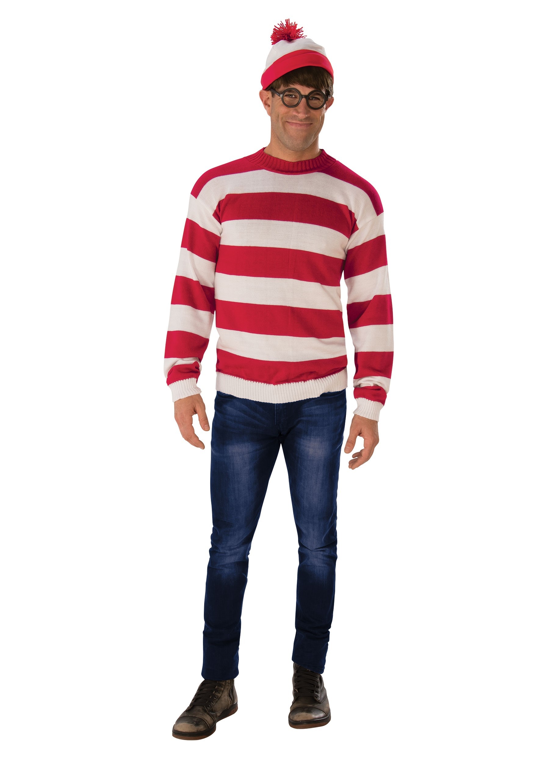 Where’s Waldo Deluxe Adult Costume