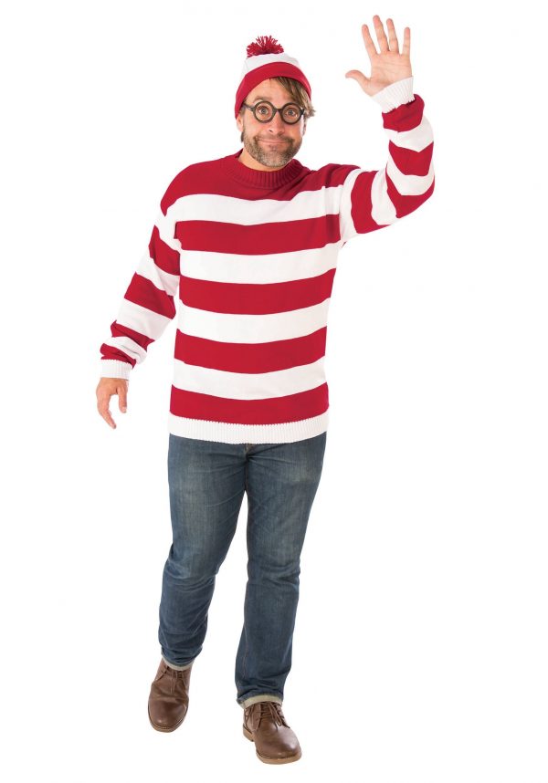 Where's Waldo: Deluxe Plus Size Adult Costume