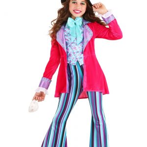 Whimsical Mad Hatter Costume for Girl's