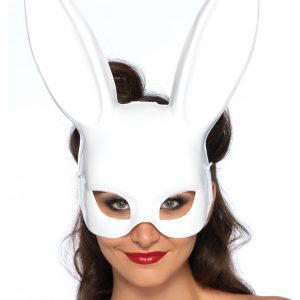 White Bunny Mask for Adults