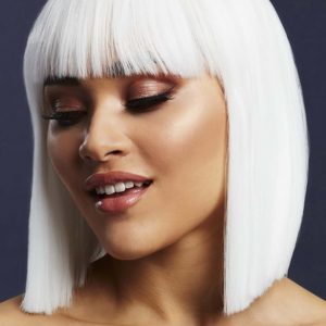 White Fever Lola Heat Stylable Wig