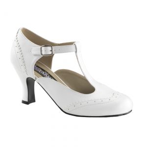 White Flapper Shoes