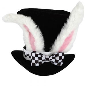 White Rabbit Costume Hat for Adults