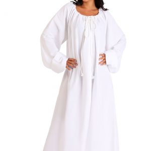 White Renaissance Chemise Costume for Women