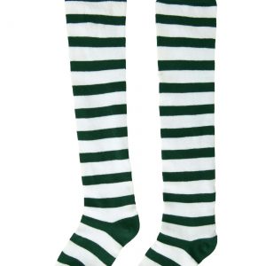 White/Green Munchkin Kid's Socks