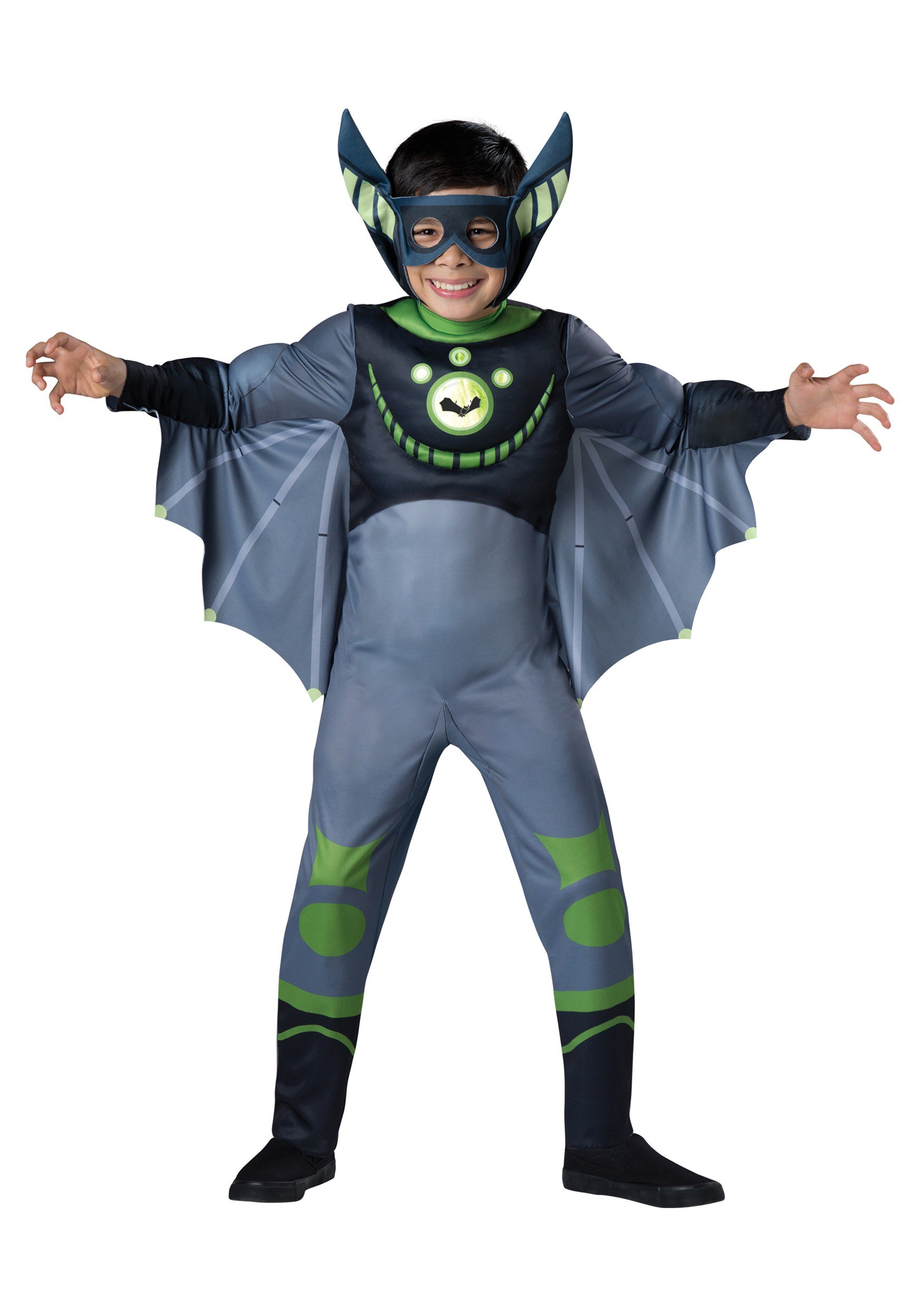 Wild Kratts Green Bat Boy’s Costume