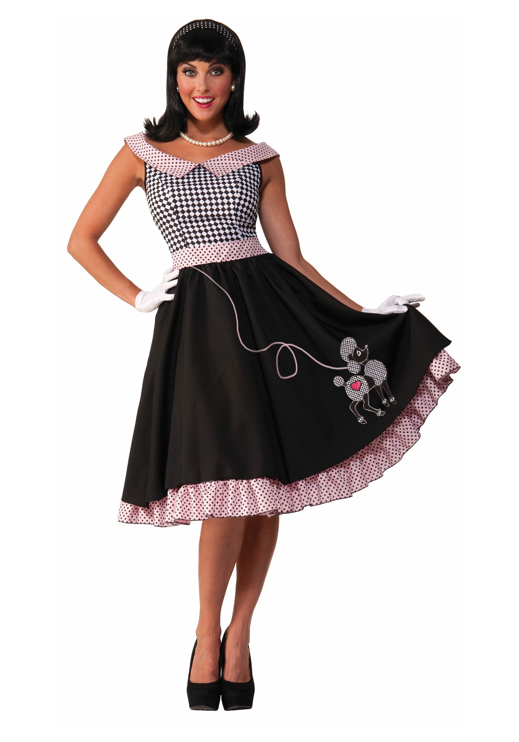 Women's 50s Checkered Cutie Costume