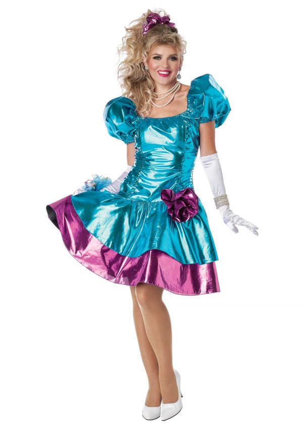 Women's 80s Prom Dress Costume