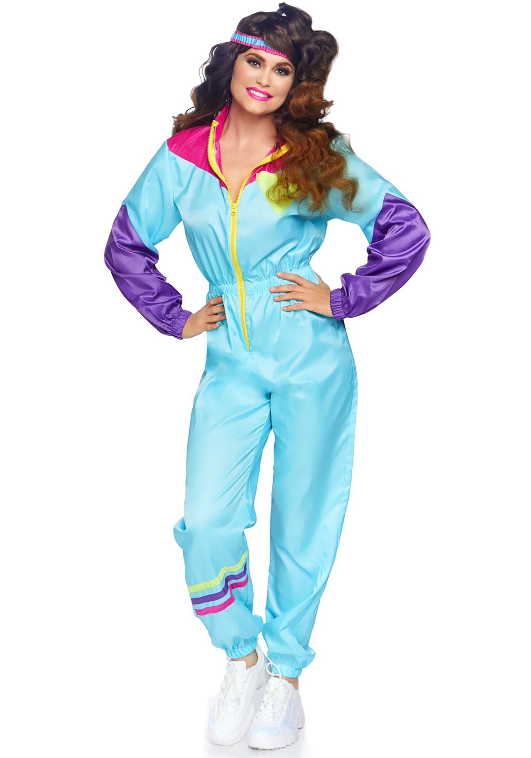 Women’s Awesome 80s Ski Suit Costume