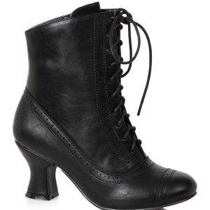 Women's Black Victorian Boots