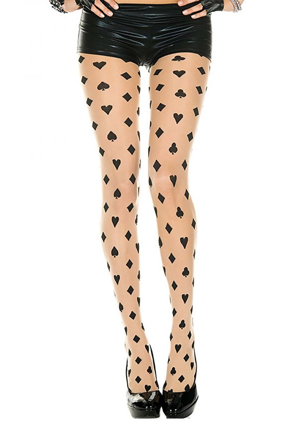 Women's Card Suit Tights