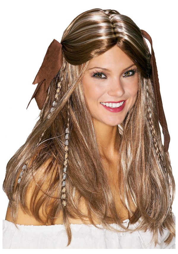 Women's Caribbean Pirate Wench Wig