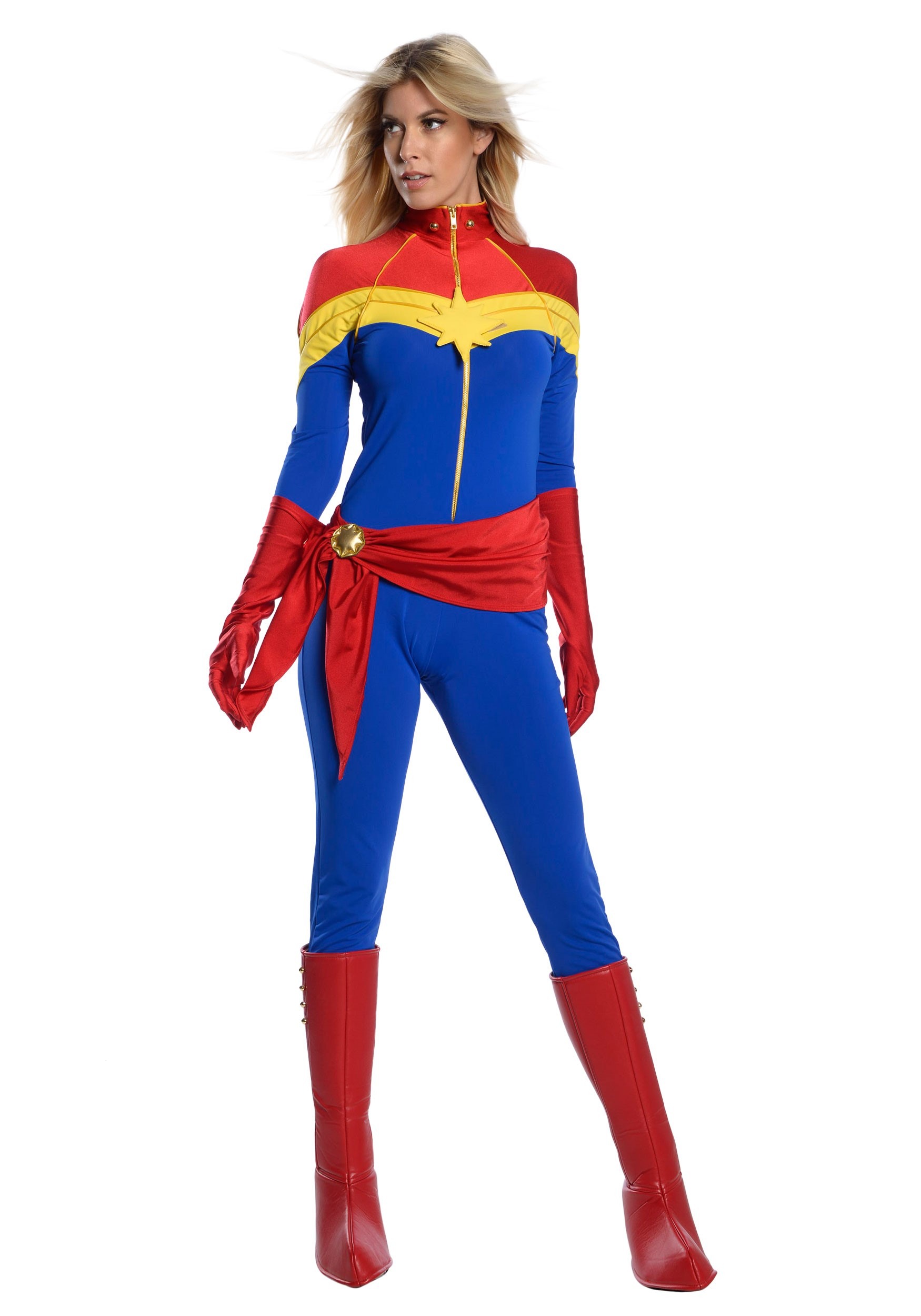 Women’s Classic Captain Marvel Cosplay Costume