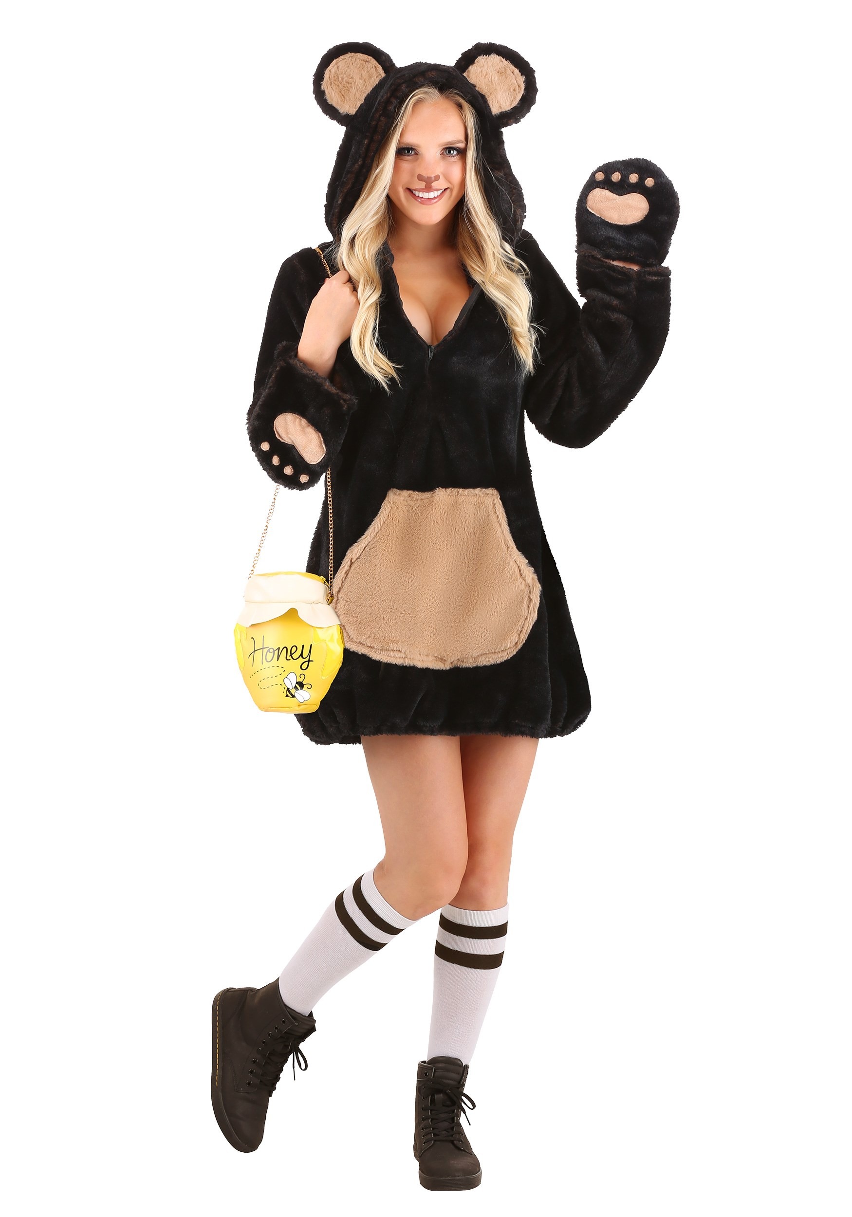 Women’s Cozy Brown Bear Costume