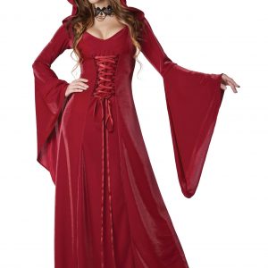 Women's Crimson Robe Adult Costume