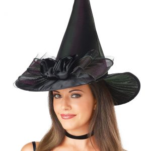 Women's Deluxe Iridescent Witch Hat