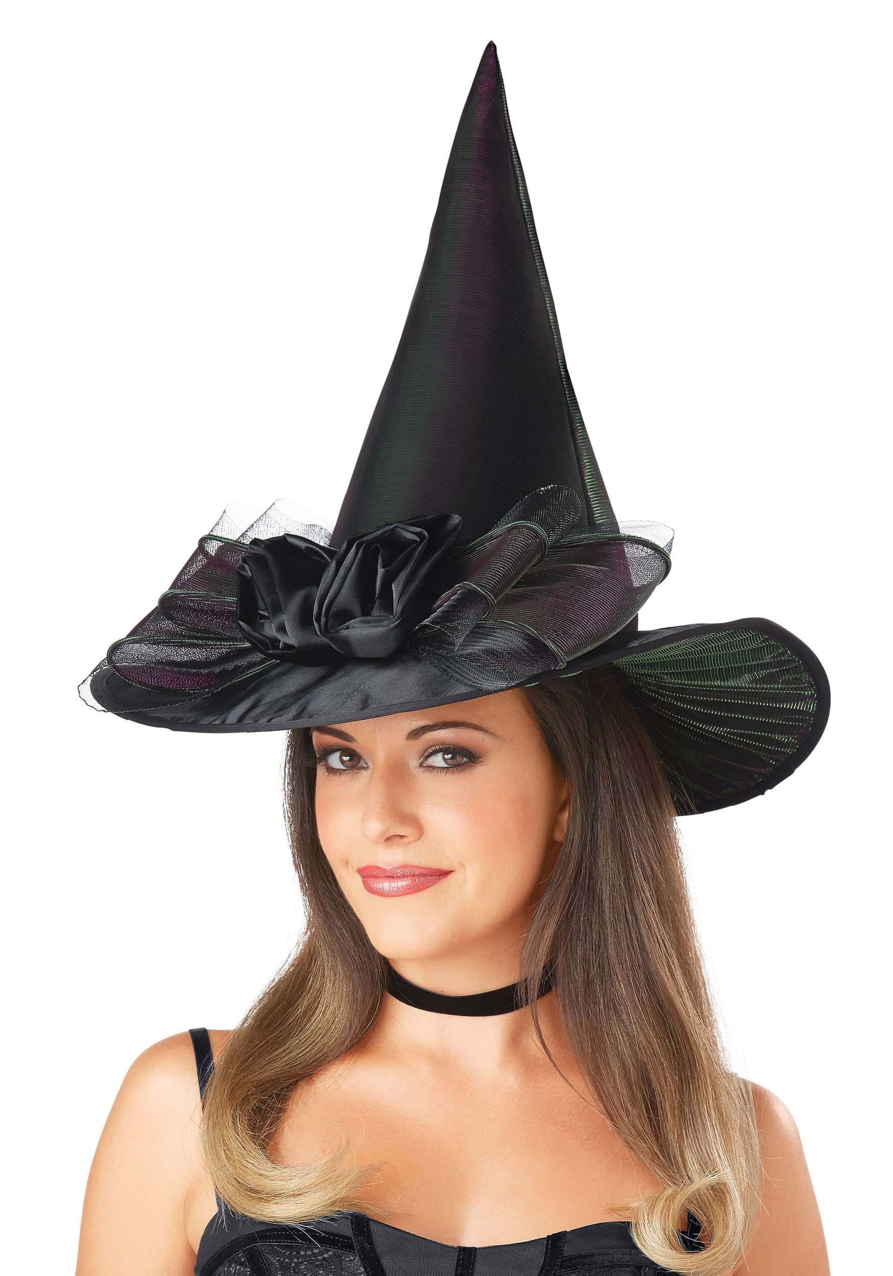 Women’s Deluxe Iridescent Witch Hat