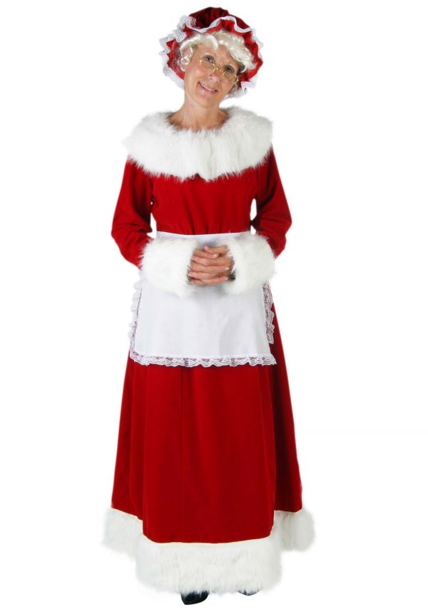 Women's Deluxe Mrs Claus Costume