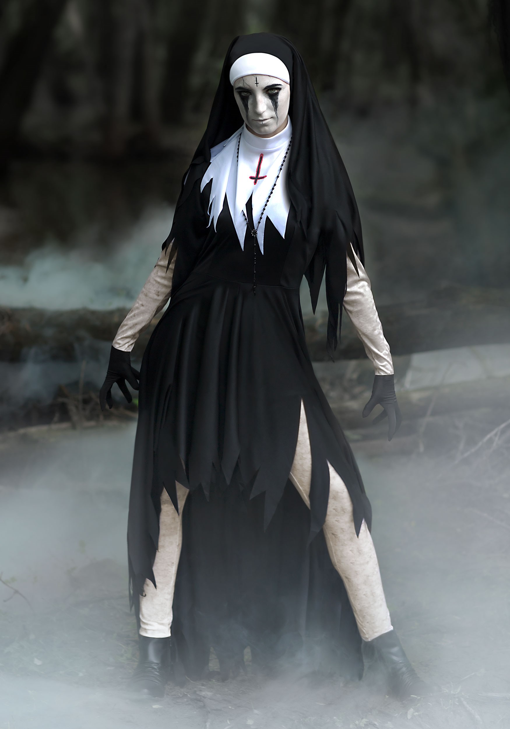 Women’s Dreadful Nun Plus Size Costume