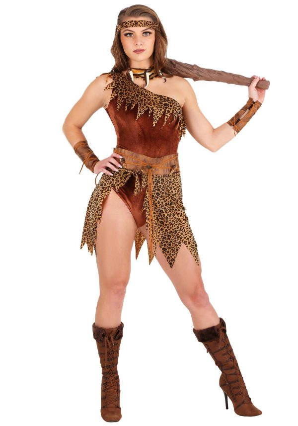 Women's Fierce Cavewoman Costume