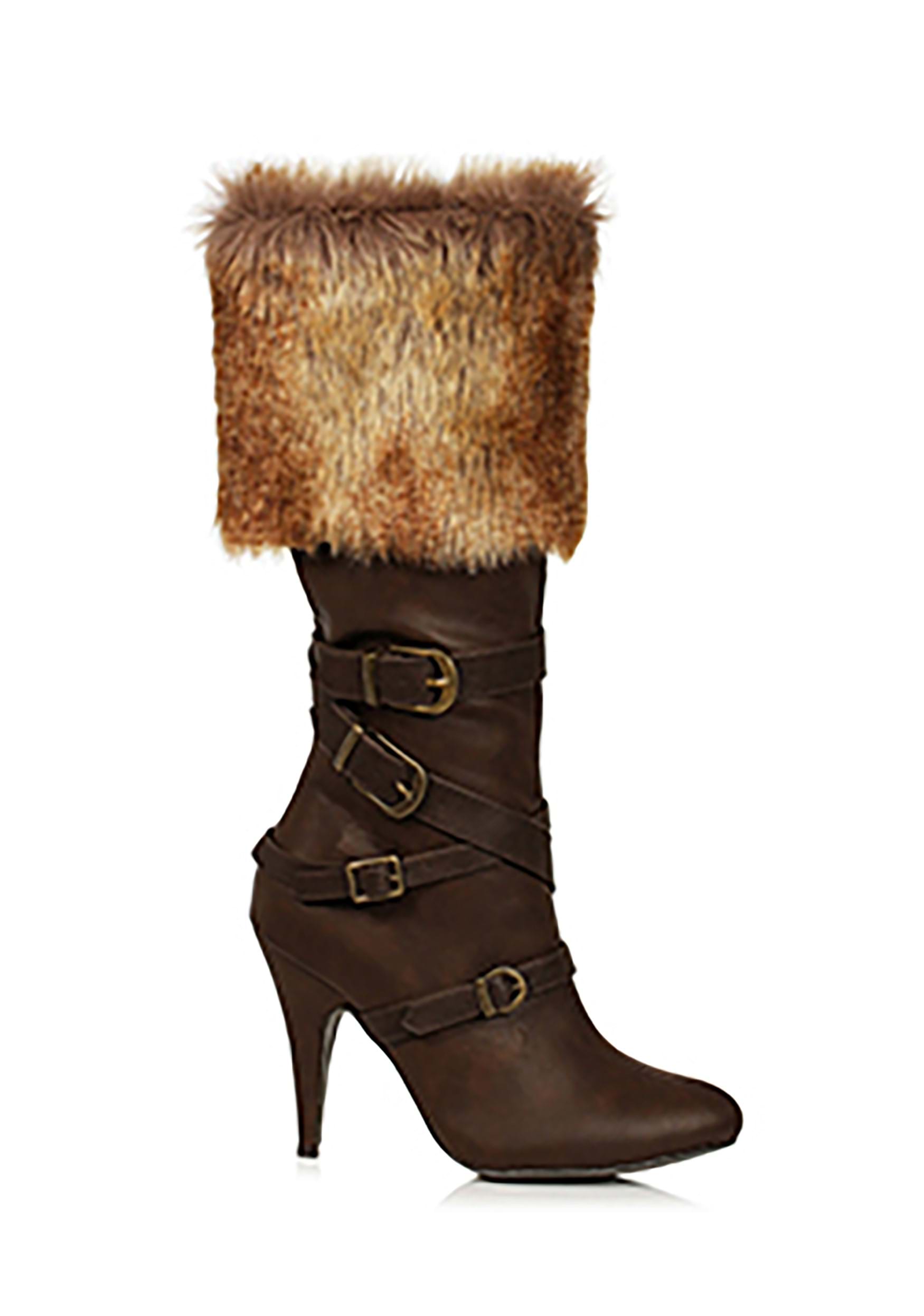 Women’s Fur Trimmed Viking Boots