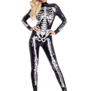 Women's Glamorous Skeletal Beauty Costume