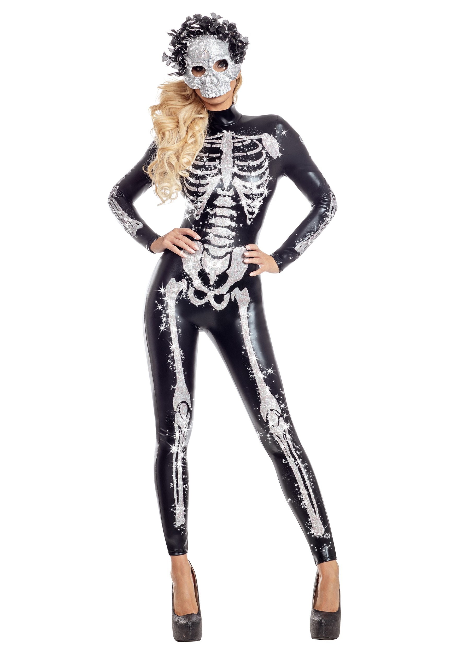 Women’s Glamorous Skeletal Beauty Costume