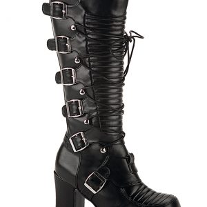 Women's Gothic Buckle Boots