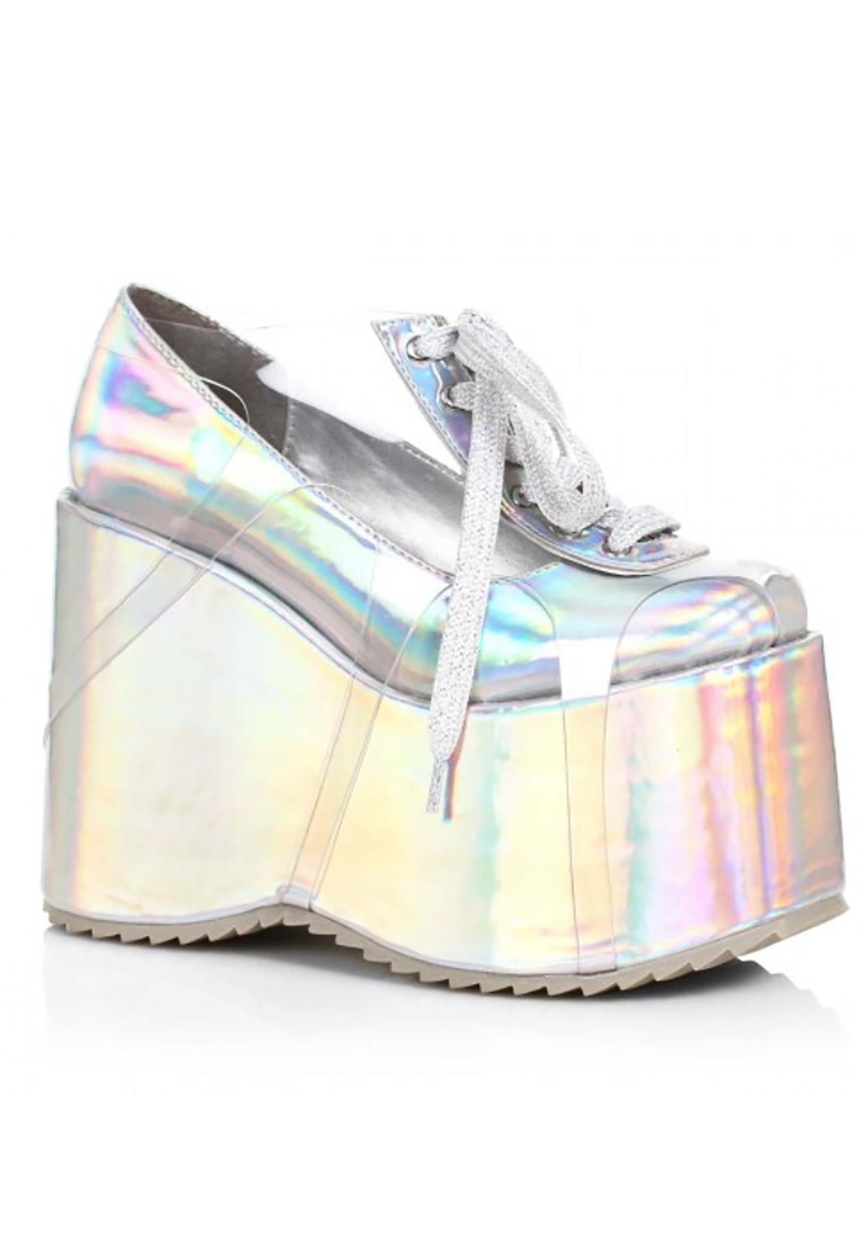 Women’s Hologram Platform Shoes