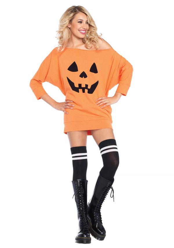Women's Jersey Pumpkin Dress Costume