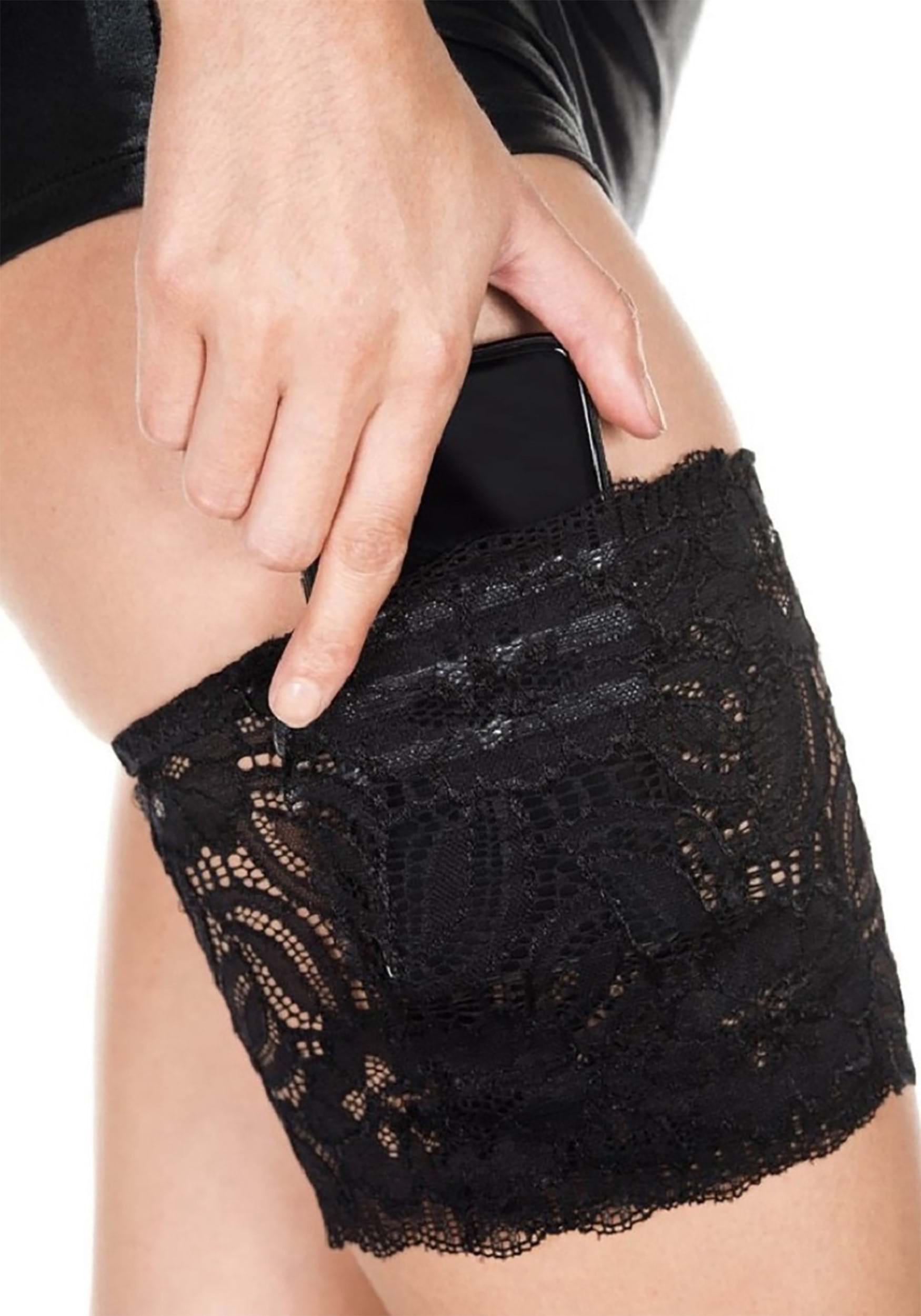 Women’s Lace Garter with a Pocket