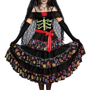 Women's Lady of the Dead Costume