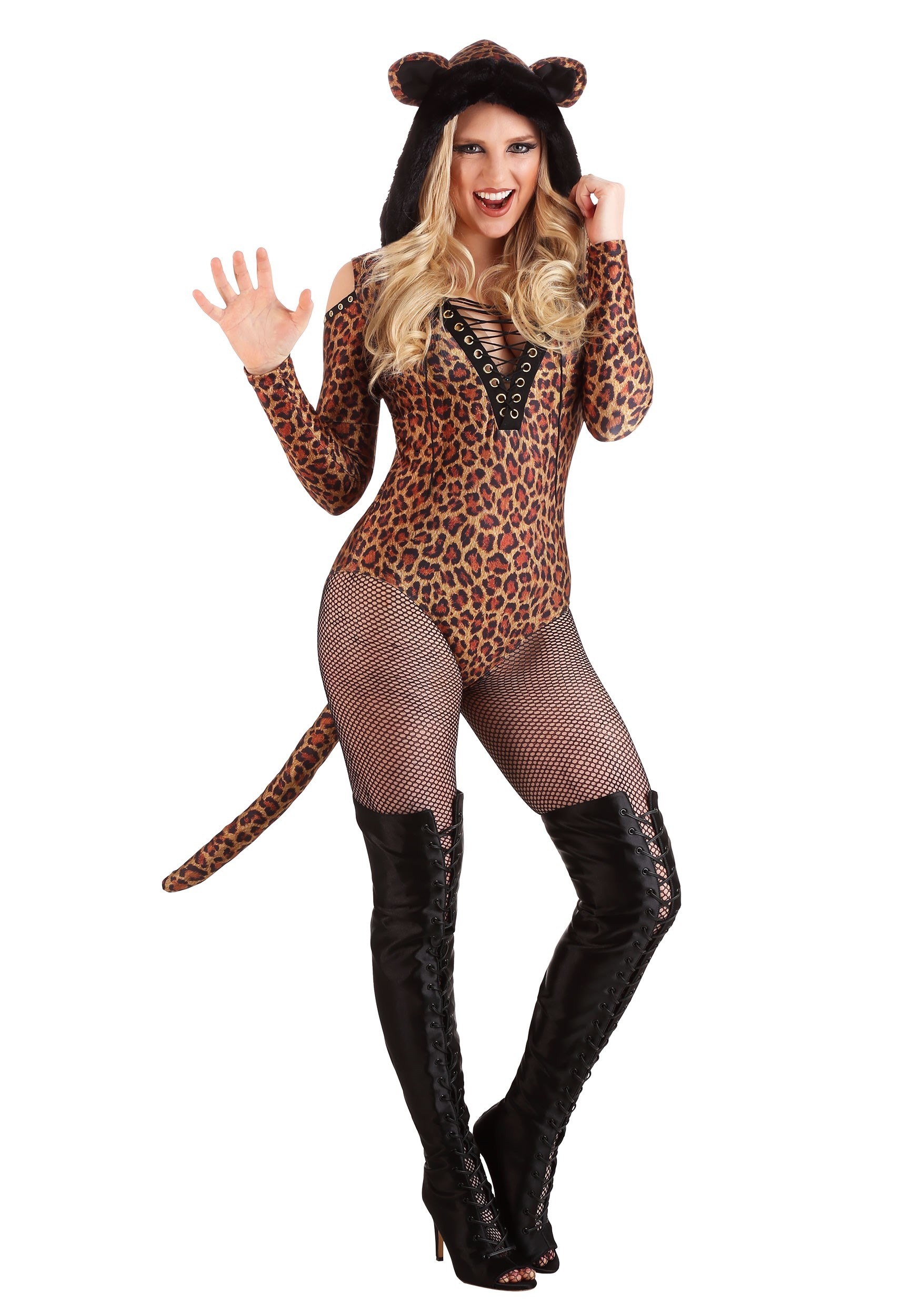 Women’s Leopard Leotard Costume
