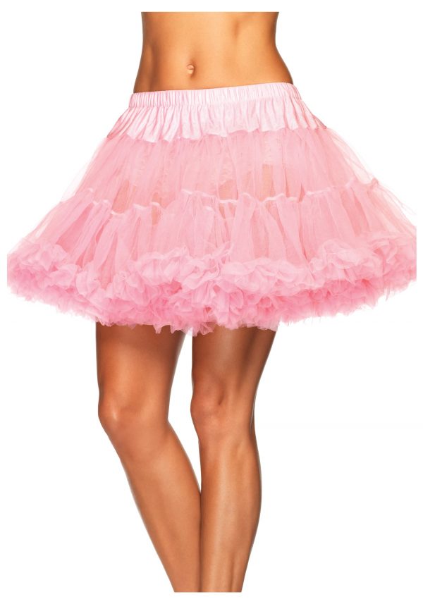Women's Light Pink Tulle Petticoat