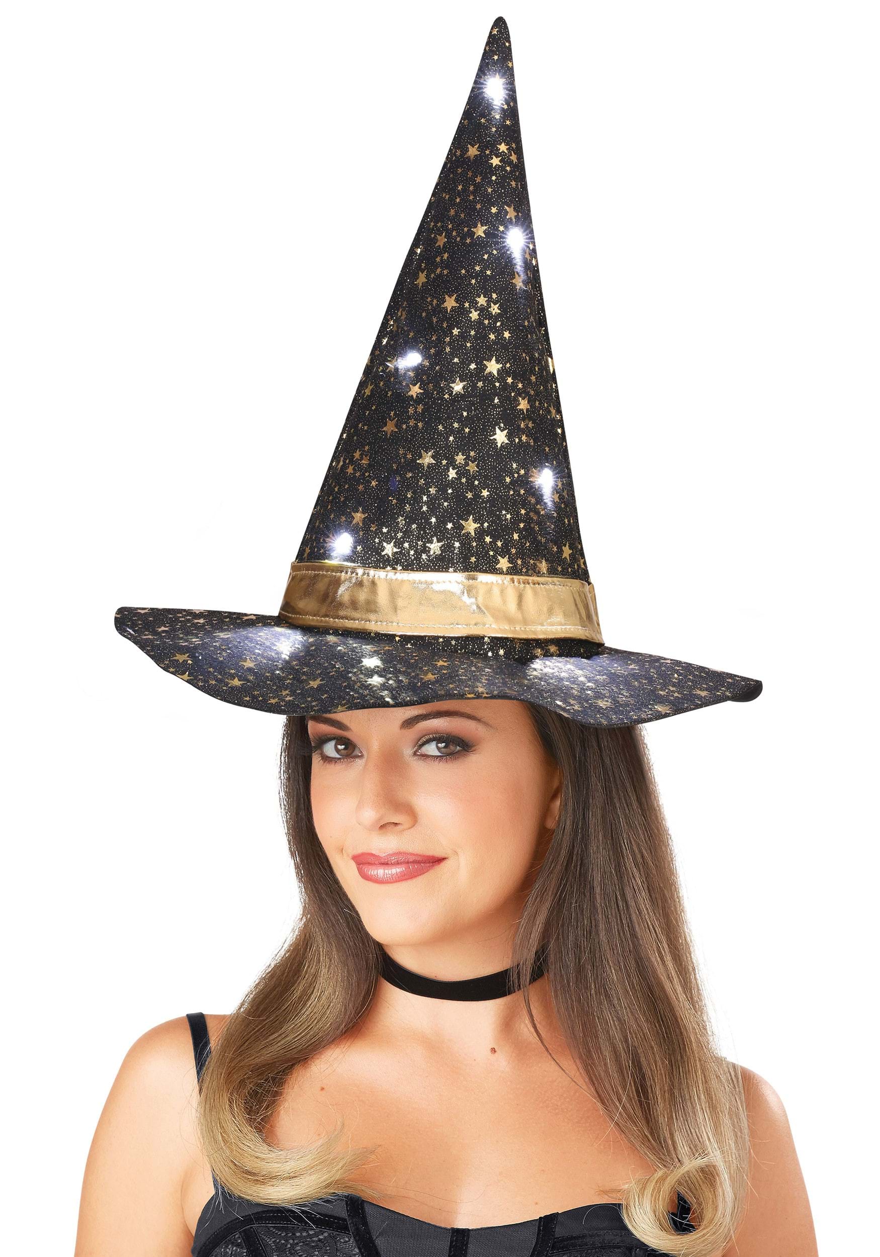 Women's Light Up Twilight Witch Hat