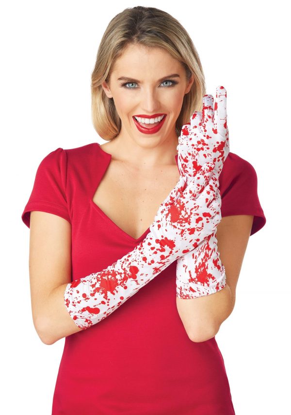 Women's Long Bloody Gloves
