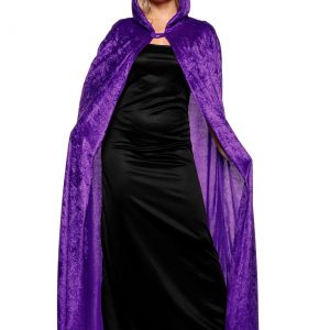 Women's Long Purple Cloak