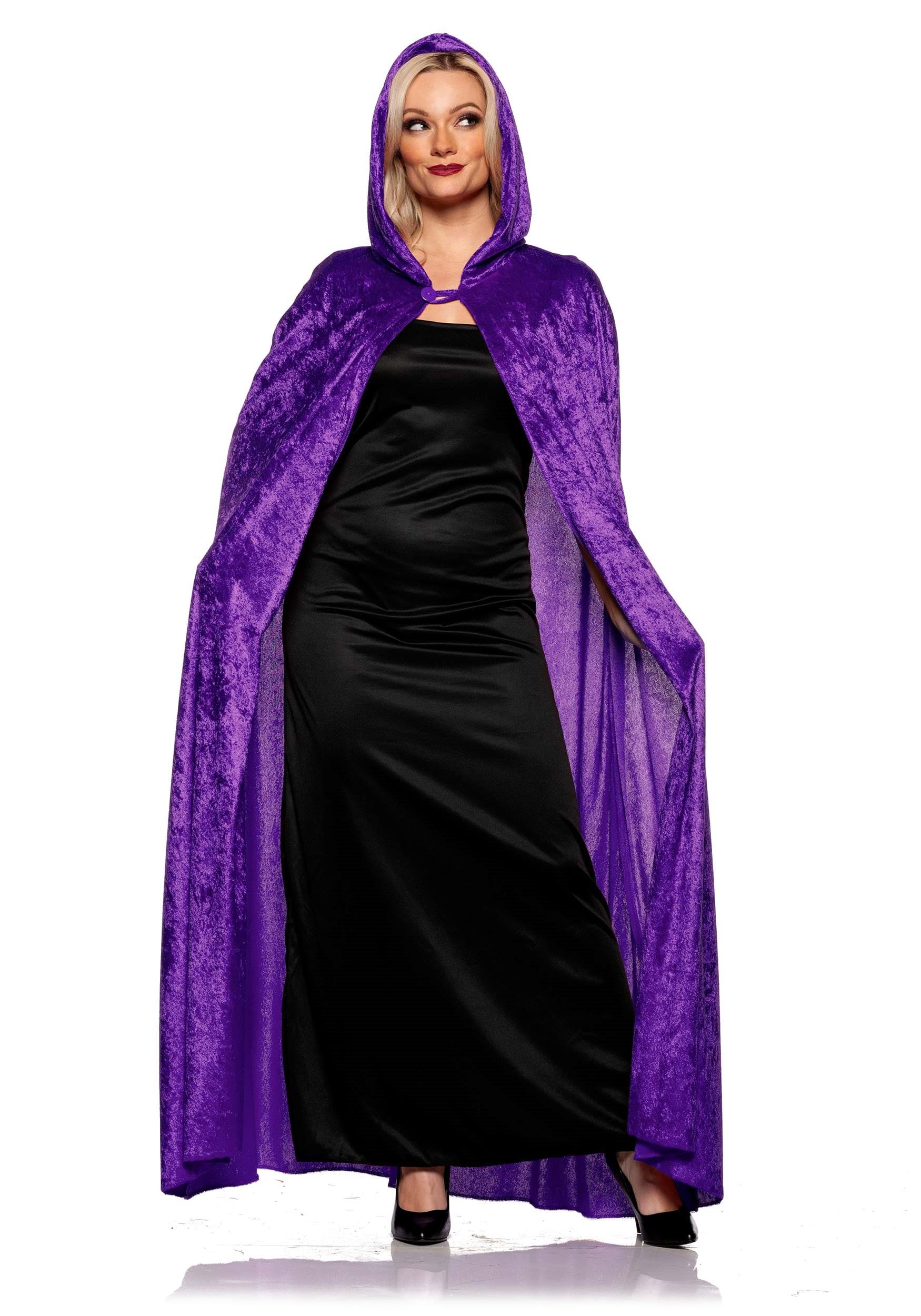 Women’s Long Purple Cloak