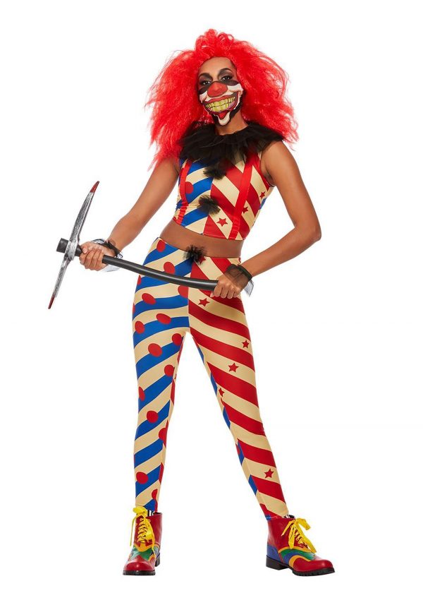 Women's Malicious Clown Costume
