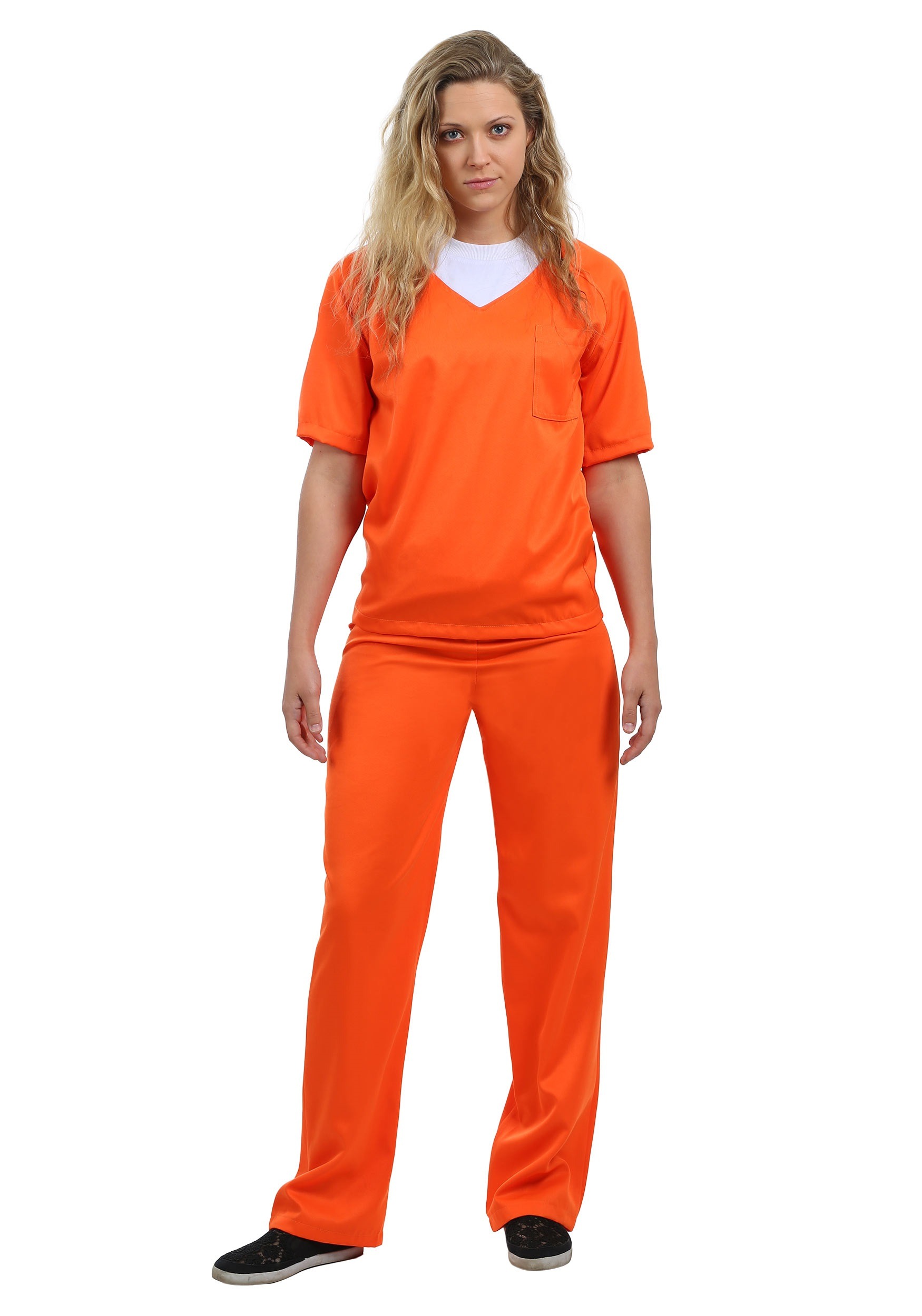 Women’s Orange Prisoner Costume
