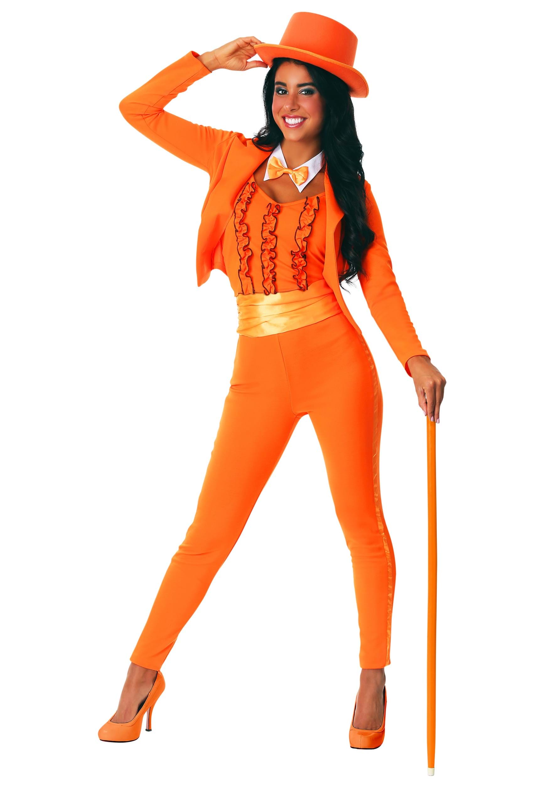 Women’s Orange Tuxedo Costume