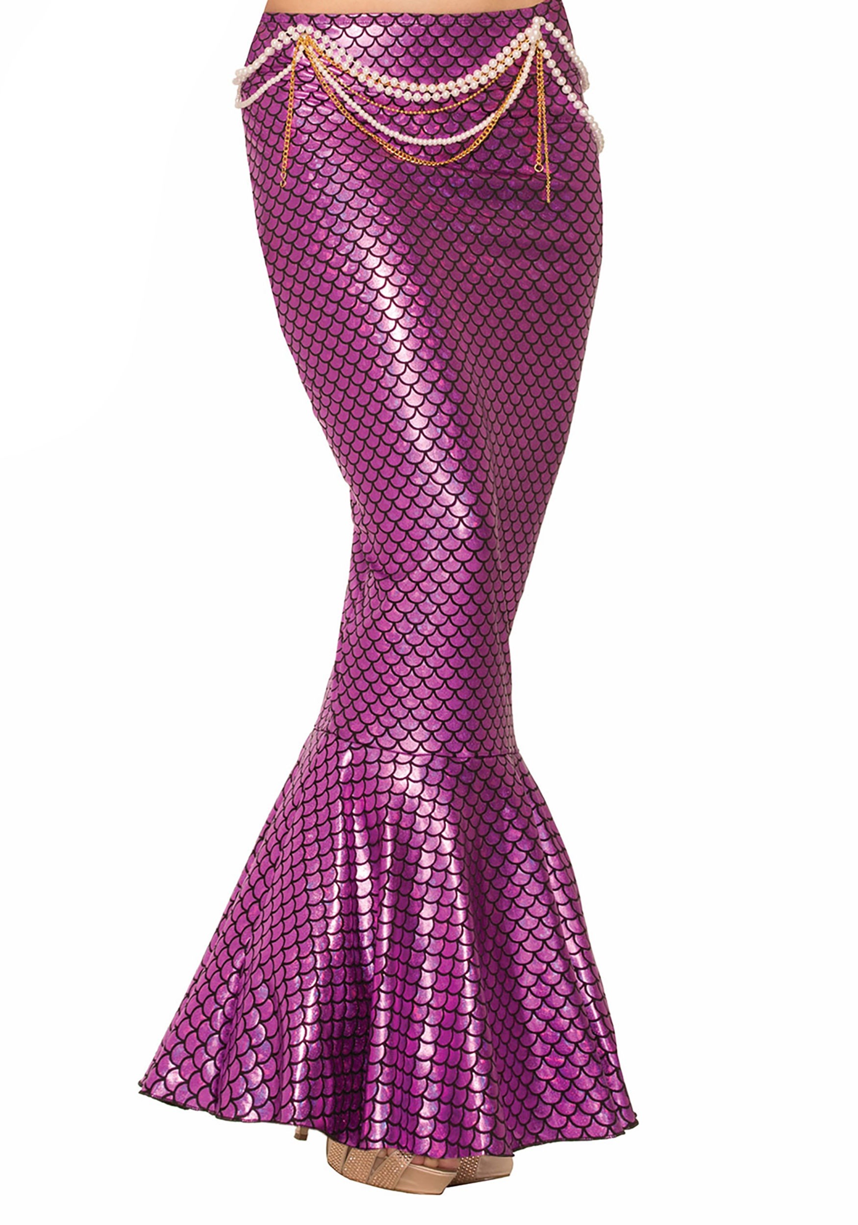 Women’s Pink Mermaid Fin Skirt Costume