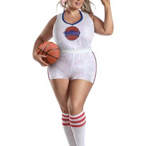 Women's Plus Size Basketball Bunny Costume