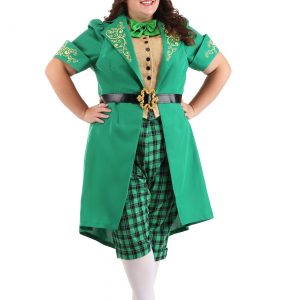Women's Plus Size Charming Leprechaun Costume