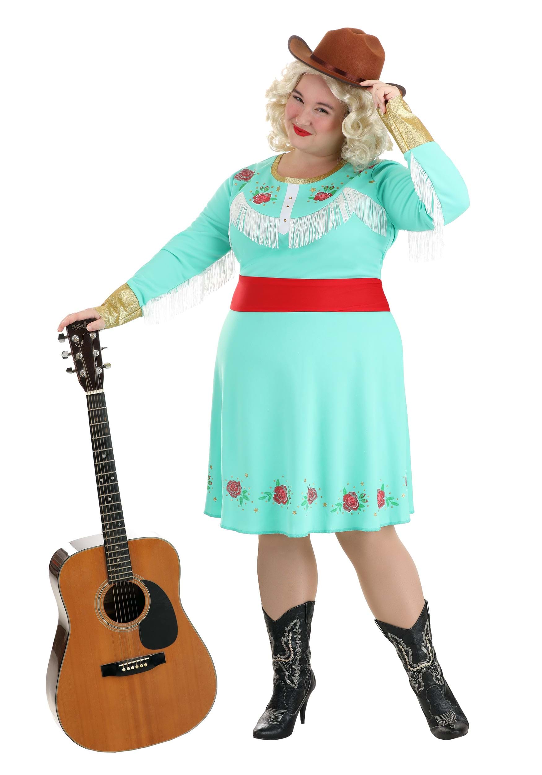 Women’s Plus Size Country Star Costume