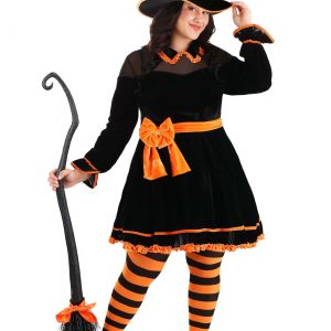 Womens Plus Size Crafty Witch Costume