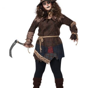 Women's Plus Size Creepy Scarecrow Costume