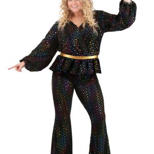 Women's Plus Size Disco Queen Costume
